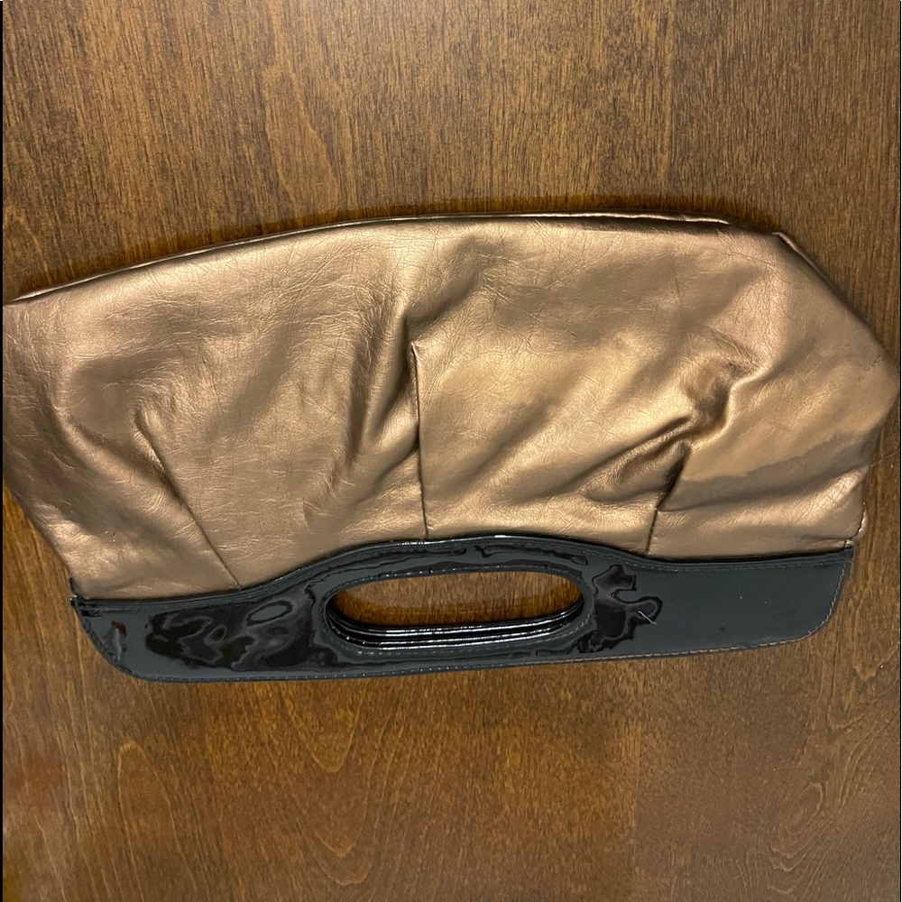 Gold and Black Clutch